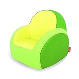 [Kids Sofa] かわいい 幼児用ソファー （6種のカラー） (LIME Green)