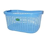 サンコープラスチック ランドリーバスケット ブライトバスケット M ブルー