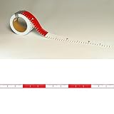 ユポロッド_YR503_長さ25m・幅50mm・30cm毎赤白：【測量用品】：207-0052