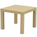 山善(YAMAZEN) キュービックテーブル(45×45) ナチュラル ET-4545(NA)