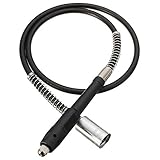 フレキシブルドリルシャフトエクステンション軸キーレスチャック対応ツールアクセサリアタッチメント(インタフェースm19 * 2)