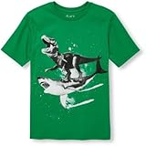 THE CHILDREN'S PLACE(ザ・チルドレンズプレイス) ダイナソー&シャークグラフィックティ アイルランド トップス半袖Tシャツ 14歳【並行輸入】