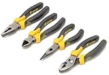 Titan Tools 18404 4-Piece Plier Set With TPR Grips [並行輸入品]