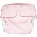 オムツカバー 綿地色 ホシ ピンク 60cm 1枚 ベビー＆キッズ おむつ 布おむつ [並行輸入品]