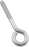 National Hardware V2151 3/8" x 4-1/2" Lag Screw Eye in Stainless Steel [並行輸入品]