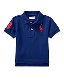 ラルフローレンの子供服　POLO　RALPHLAUREN　ベビー　男の子　ビックポニー　ポロシャツ　７５ｃｍ (ネイビー) [並行輸入品]