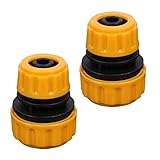 KESOTO 1/2" to 5/8"　水ホース アダプタ　パイプ コネクタ　2個セット