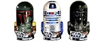 STAR WARSヘッド形状Coin Bank Tin x 3 (ボバ・フェット、r2 - d2、Darth Vader )