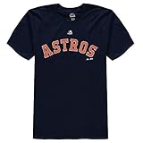 Houston Astros Majestic Youth Navy Official Team Wordmark Tシャツ( Youth Large 14 / 16 )