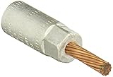 Panduit BPC2-L Code Conductor Bi-Metallic Pin Connector, Aluminum, #2 AWG Aluminum Conductor Size, #
