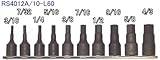 コーケン　1/2(12.7mm)sqインチサイズのヘックスビットセット　RS4012A/10-L60-HAPPY