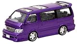 TARMACWORKS 1/64 Toyota Hiace Wagon Custom Purple 完成品 T64R-078-PU