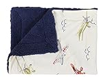 Thro by Marlo Lorenz Baby Throw PlanesプリントMicromink、マルチカラー
