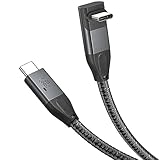 XAOSUN USB 3.2 ケーブル 上下L字型 1.5M USB C ケーブル対応 20Gbpsデータ転送 240W/5A急速充電 4K@60Hz 映像出力 USB3.1 / USB2.0 ケーブル下位互換 USB Type-c ケーブル l字 iphone 15 plus pro max ipadPro Macbook Pro他type c 多機種対応
