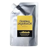 ザ・オイルストック 有機栽培 ゴールデンホホバオイル 300ml 業務用 キャリアオイル 化粧品原料グレード オーガニック エステ