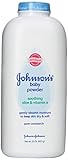 Johnson's Baby Powder, Pure Cornstarch/Aloe/Vitamin-E, 22 Oz. by Johnson's