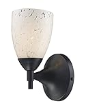 Elk 10150/1DR-SW Celina 1-Light Sconce In Dark Rust with Snow White Glass [並行輸入品]
