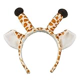 Wildlife Artists Giraffe Ears & Horns Headband Costume Hat [並行輸入品]