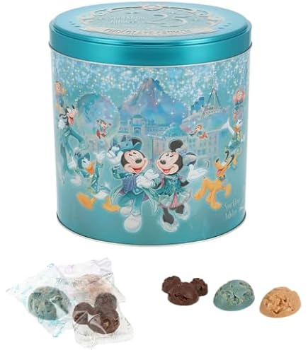 Amazon | disney ドナルド・ダック 缶入りチョコレートクランチ お菓子