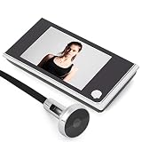 J-ouuo ドアスコープカメラ 3.5インチデジタルLCD 120度のぞき穴ビューア写真視覚電子キャットアイ