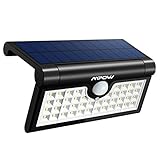 Mpow 42 LED ソーラーライト センサーライト 防犯ライト 屋外ライト 玄関ライト 壁掛け式 折り畳み式 ガーデンライト 広角照明 太陽発電 省エネ 電気代ゼロ 屋外照明/軒先/ガレージ/庭先