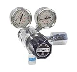 分析機用フィン付二段圧力調整器 NHW-1B NHW1BTRCCH4