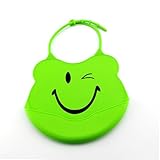 Tonsee 防水エプロン ベビー用 シリコンビブ ソフトスタイ可愛い カートゥーン お食事エプロン