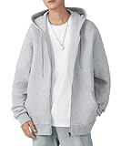 SHANLIANG メンズ パーカー 長袖 秋服 冬服 裏起毛 ジップアップ トレーナー 大きいサイズ ゆったり カジュアル フード付き スウェット