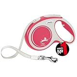 フレキシリード (flexi) 伸縮リード ニューコンフォート テープ M(25kg未満) 5m レッド [犬用リード] 日本正規品