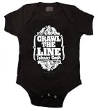 ジョニー・キャッシュ Johnny Cash Crawl The Line Infant ベビー Baby Romper シャツ T-Shirt