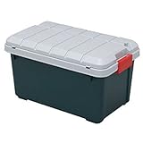 アイリスオーヤマ ボックス RVBOX 600SF グレー/ダークグリーン 幅61.5×奥行37.5×高さ34cm