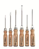 Wiha 162HK6SO Wood Slotted/Phillips Screwdriver Set, 6 Piece by Wiha [並行輸入品]