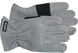 CAT CAT012210M Premium split leather driver, split leather palm patch Glove, Medium by Caterpillar