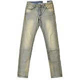 Blue Denim Pants Super Skinny Stretch 