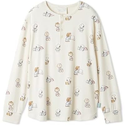 Amazon | [ジェラート ピケ] 【PEANUTS】オリジナルアート 総柄ロング