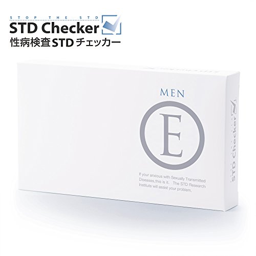 性病検査STDチェッカー【タイプＥ(男性用)】 5項目：クラミジア、淋菌、HIV(エイズ)、梅毒、B型肝炎