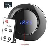 8GB Hidden Camera Alarm Clock Video Recorder Motion Activated Security DVR with 140° Wide View Angle