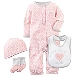カーターズ（Carter's）2015年秋冬最新作 女の子用ベビーピンクバタフライ豪華4点セット (9months(67-72cm)) [並行輸入品]