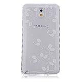 Zeebox Galaxy Note 3 ケース カバー 高品質 TPU保護カバー 衝撃吸収 Samsung Galaxy Note 3 用 超薄型 耐久性 落下防止 生涯補償付き (ホワイト #5)