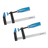 Silverline F-clamp Set 2pce Set 150x 50mm 2 Piece Clamps Woodwork Tools Diy New