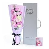 YOBANSA 造花 石鹸の花 花束 ソープ　フラワー　大切な人 へ 感謝 の 気持ち を 伝える 花束 （ 母の日 ・ バレンタイン ・ ホワイトデー ・ 入学 ・ 卒業 ・ 誕生日 ・ 結婚記念日