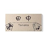 Disney ディズニー 表札 タイル お仕立て券 戸建て表札 選べる書体 約19.2×9.2cm オレンジ チップ＆デール