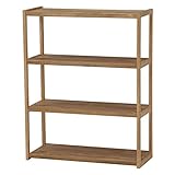 オープンラック/収納棚 【3段】 木製 幅75cm×奥行28cm 木目調 MCC-6143LBR ライトブラウン【代引不可】 生活用品 インテリア 雑貨 インテリア 家具 収納家具 その他の収納家具 [並行輸入品]