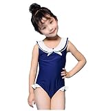 水着 女の子 ワンピ 　セーラー　マリーン風　ビキニ 　キャップ付き　タンキニ 子供 こども 女児 スクール プール ビーチ 夏 海水浴 練習用 スイムウェア かわいい キッズ ジュニア ガールズ ベ