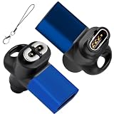 ガーミン用変換アダプター Shokz USB Type-C用変換アダプター 2 in 1変換アダプターVenu 3/ Approach s70 Fenixシリーズなど汎用USB-C to Shokz 充電ケーブル に対応 変換アダプター 、ShokzOpenRun (旧AfterShokz) / Aftershokz Aeropex など骨伝導イヤホン との互換性ありブルー