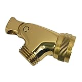 LASCO 08-2419P Personal Shower Swivel Connector with Hose to Hand Held Shower Head, Polished Brass F