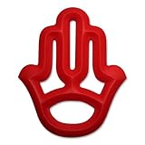 Little Standout Silicone Hamsa Hand Teething Toy - Red by Little Standout LLC