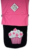 Cuddles Collection Embroidery Fleece Footmuff (Cupcake) by Cuddles Collection