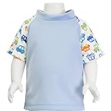 (アリサナ) arisana日本製半袖ラッシュガード ベビー 95cm~100cm ブルー×車