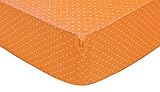 Trend Lab Dot Crib Sheet, Orange by Trend Lab [並行輸入品]